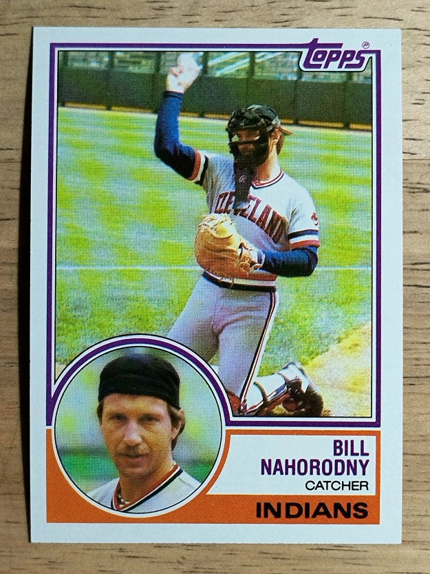 1983 Topps #616 Bill Nahorodny