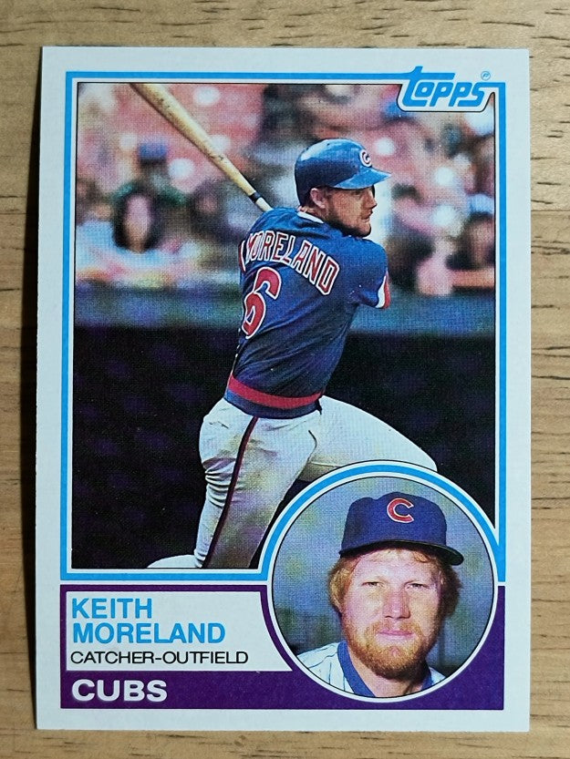 1983 Topps #619 Keith Moreland