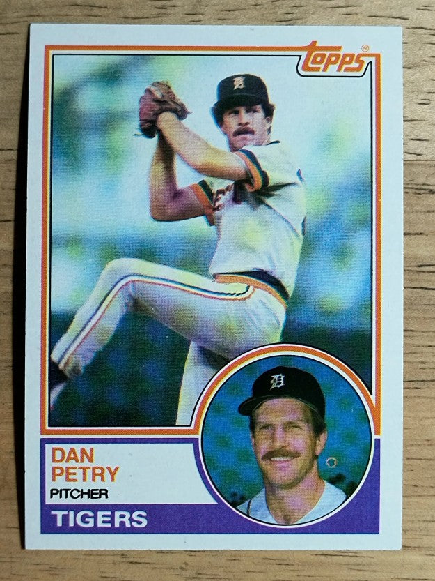 1983 Topps #638 Dan Petry