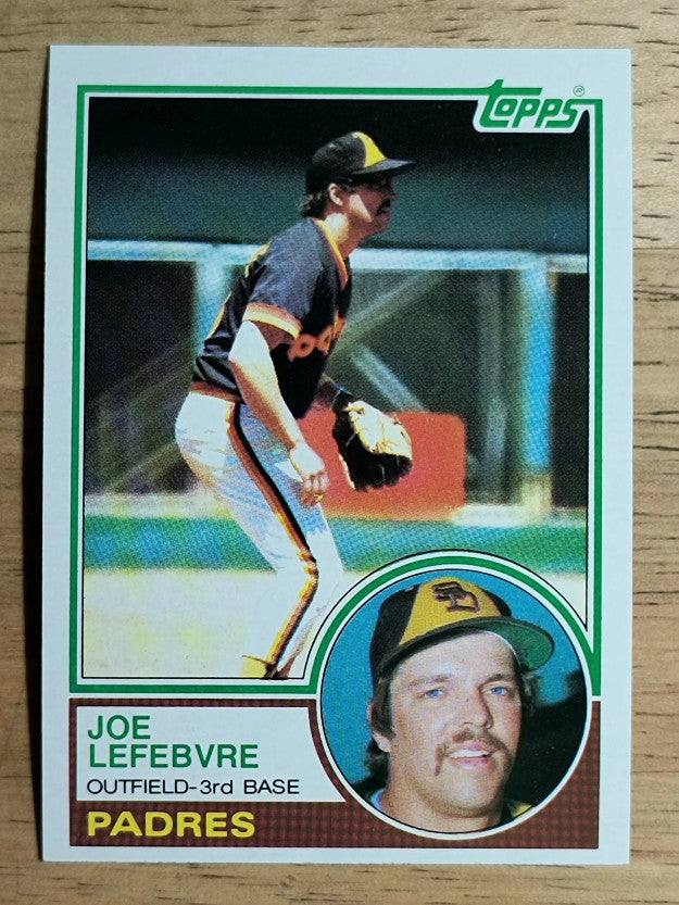 1983 Topps #644 Joe Lefebvre