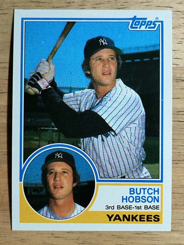 1983 Topps #652 Butch Hobson