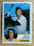 1983 Topps #652 Butch Hobson
