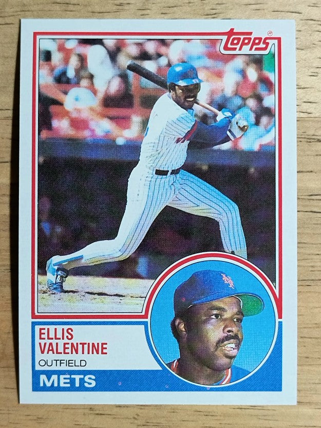 1983 Topps #653 Ellis Valentine