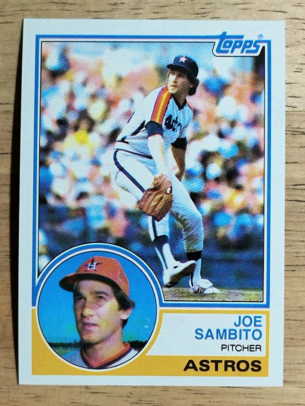 1983 Topps #662 Joe Sambito
