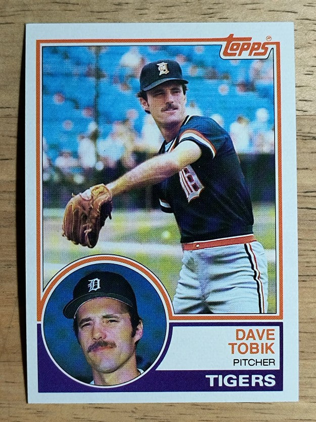 1983 Topps #691 Dave Tobik
