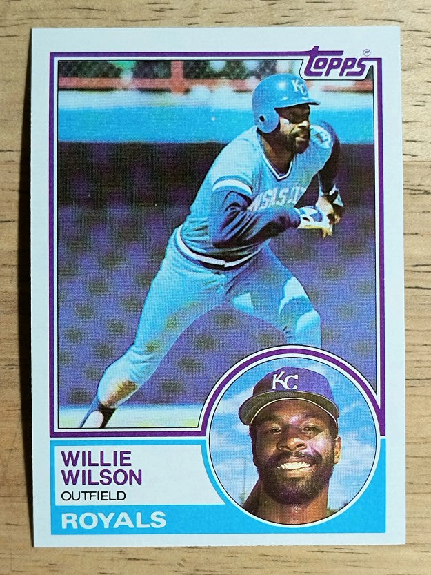 1983 Topps #710 Willie Wilson