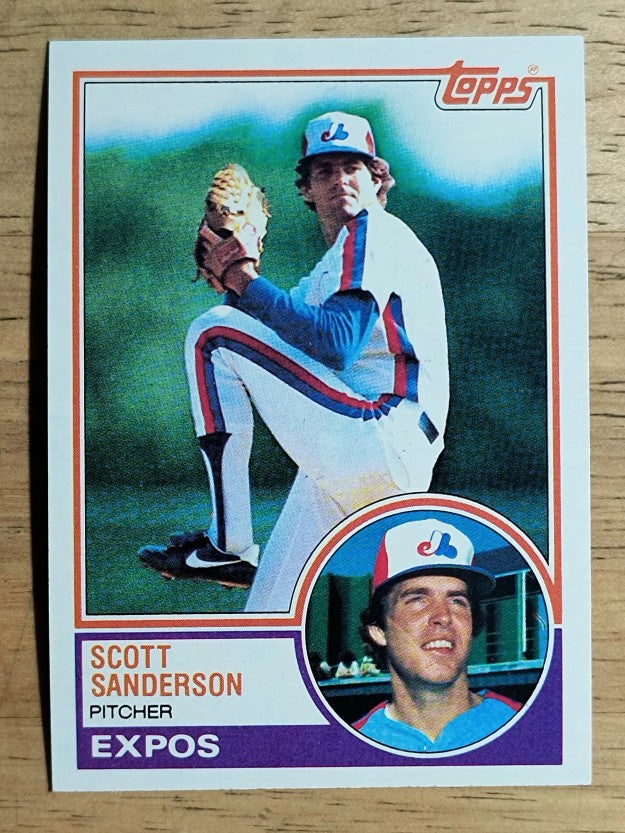 1983 Topps #717 Scott Sanderson