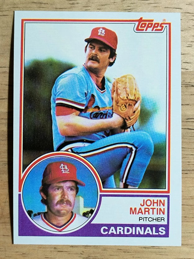 1983 Topps #721 John Martin