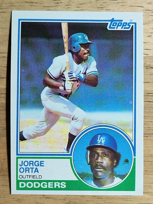 1983 Topps #722 Jorge Orta