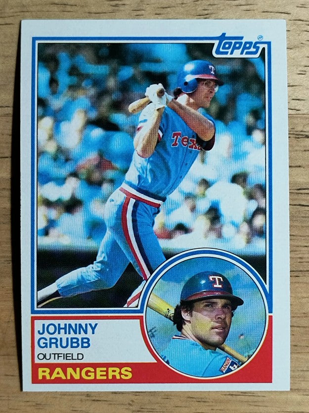 1983 Topps #724 Johnny Grubb
