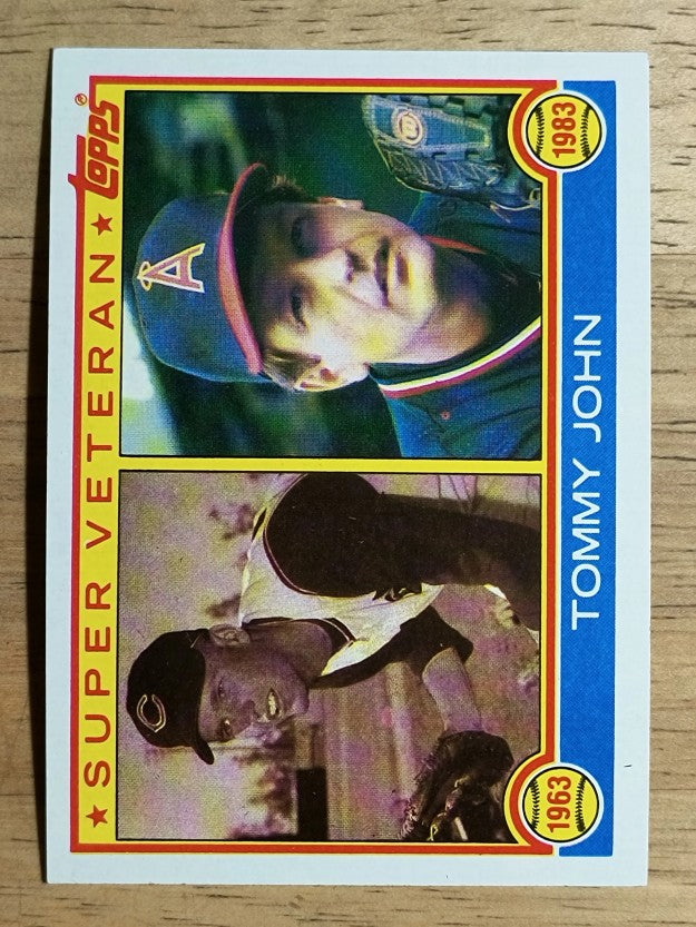 1983 Topps #736 Tommy John SV