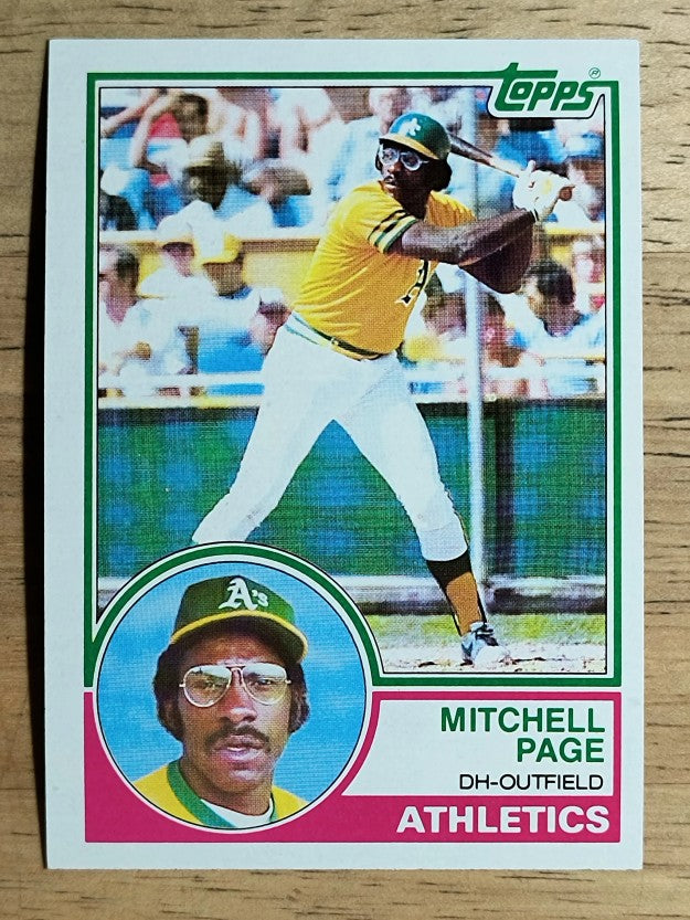 1983 Topps #737 Mitchell Page