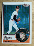 1983 Topps #747 Fred Breining