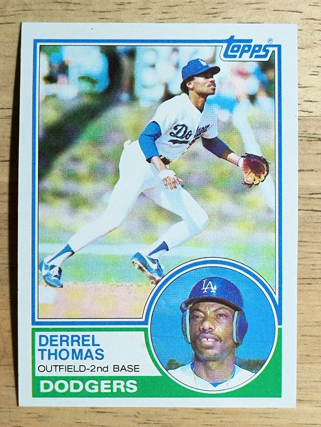 1983 Topps #748 Derrel Thomas