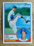 1983 Topps #749 Jon Matlack