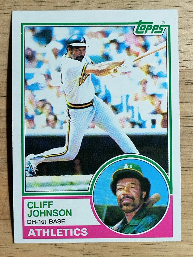 1983 Topps #762 Cliff Johnson