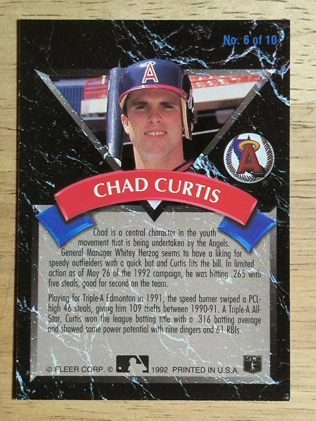1992 Ultra All-Rookies #6 Chad Curtis