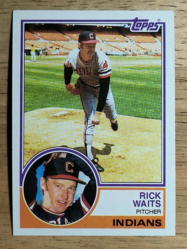 1983 Topps #779 Rick Waits