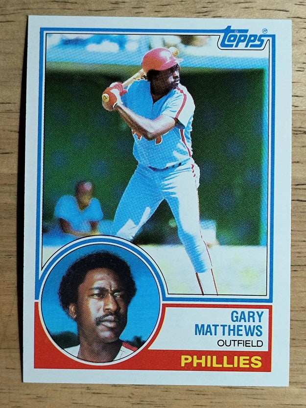 1983 Topps #780 Gary Matthews