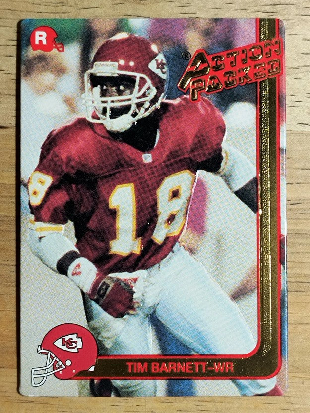 1991 Action Packed Rookie Update #48 Tim Barnett RC
