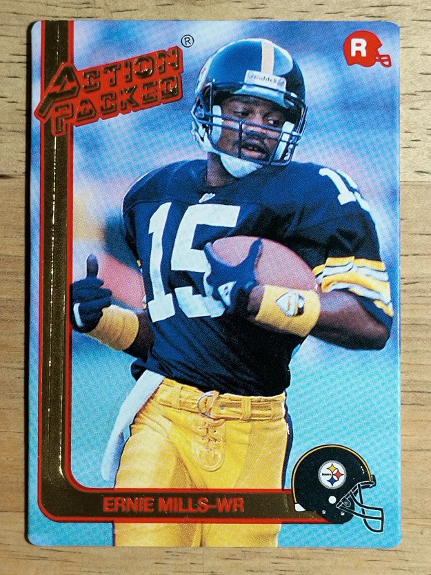 1991 Action Packed Rookie Update #58 Ernie Mills RC