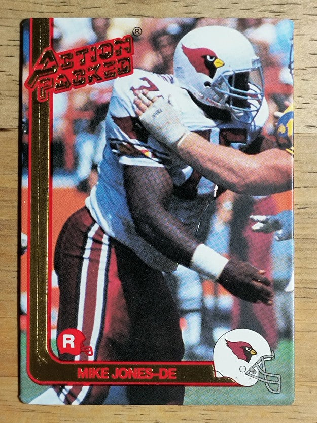 1991 Action Packed Rookie Update #64 Mike Jones DE RC
