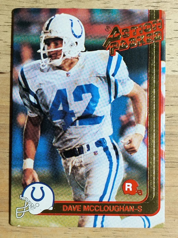1991 Action Packed Rookie Update #65 Dave McCloughan
