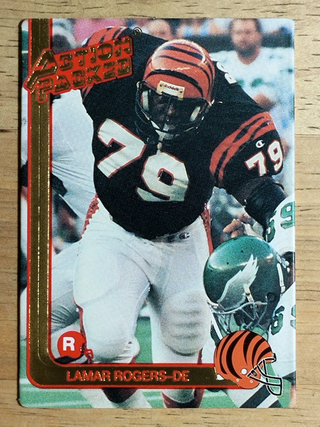 1991 Action Packed Rookie Update #71 Lamar Rogers RC