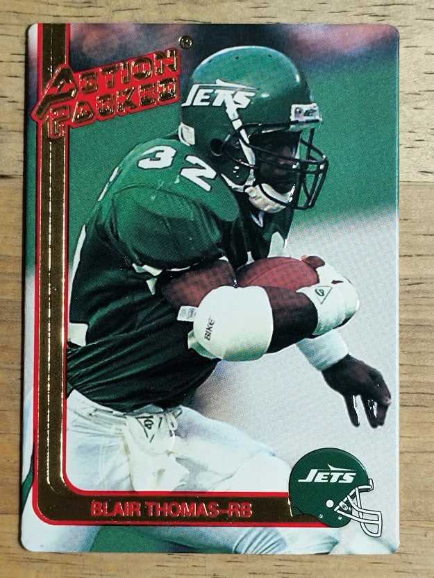1991 Action Packed Rookie Update #84 Blair Thomas