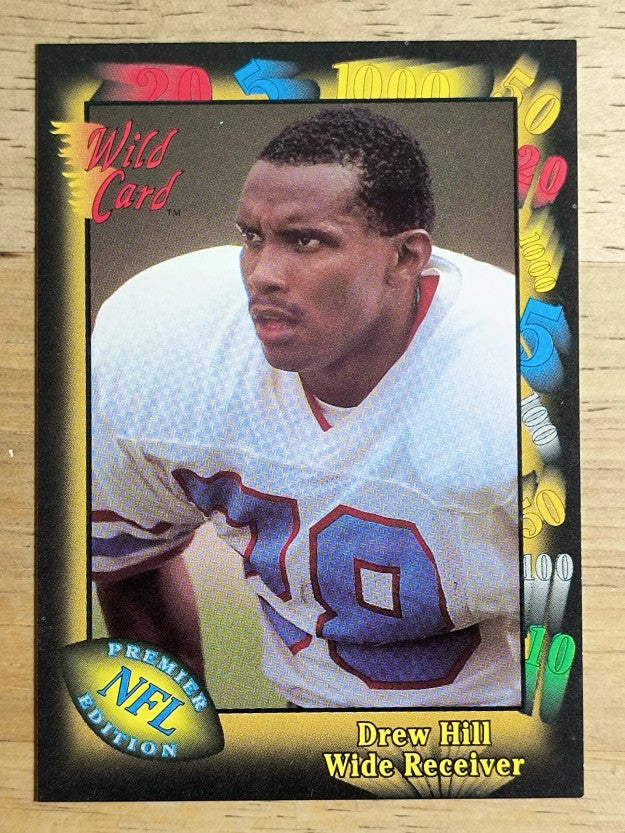 1991 Wild Card #17 Drew Hill