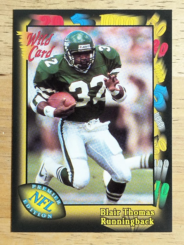 1991 Wild Card #21 Blair Thomas