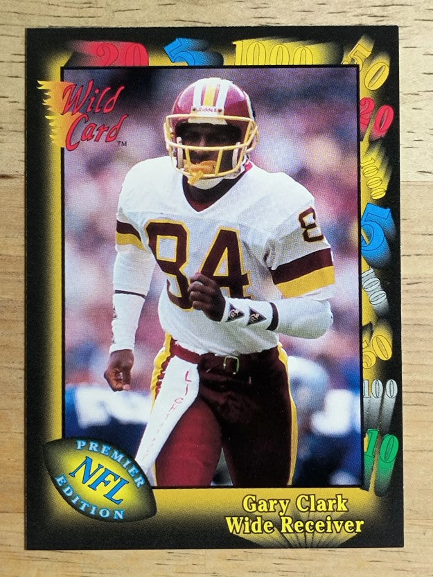 1991 Wild Card #41 Gary Clark