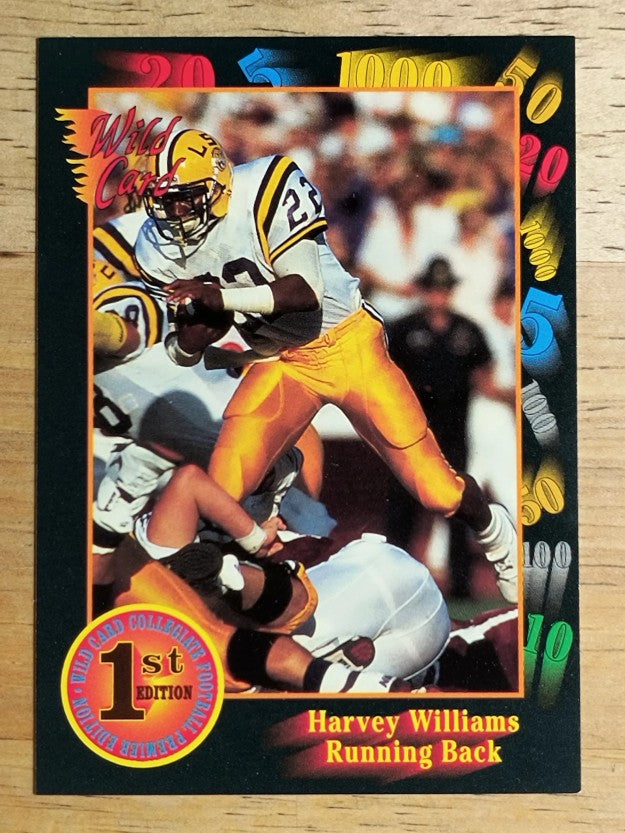 1991 Wild Card Draft #99 Harvey Williams