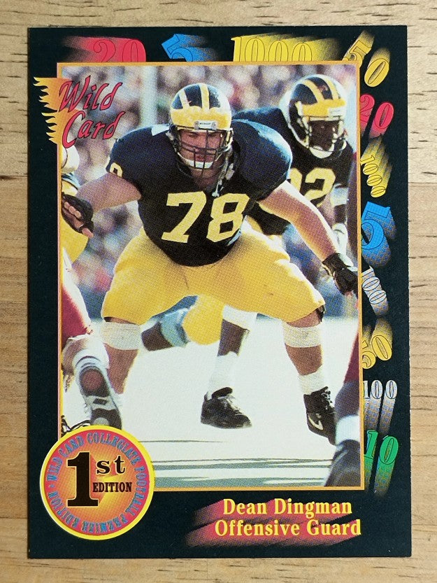 1991 Wild Card Draft #109 Dean Dingman