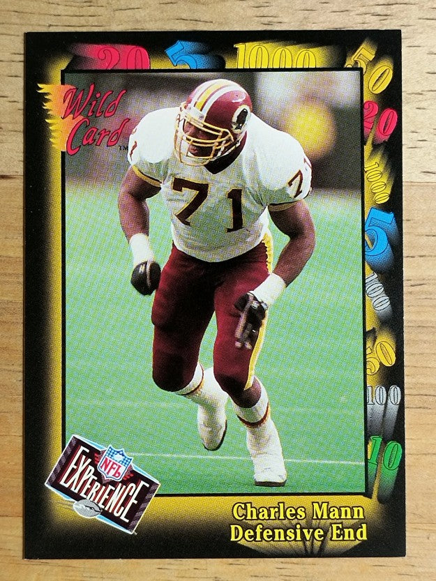 1991 Wild Card NFL Experience Redemption #126D Charles Mann