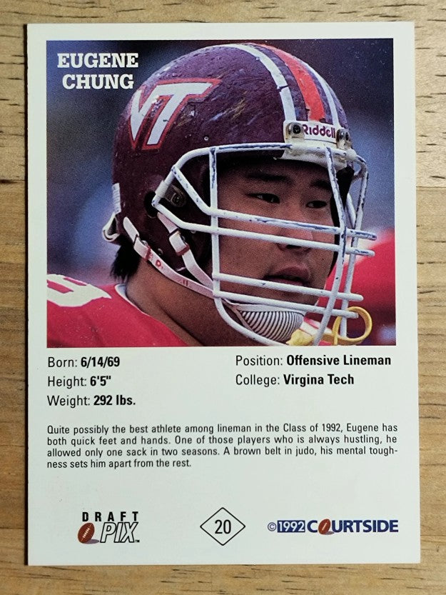 1992 Courtside #20 Eugene Chung