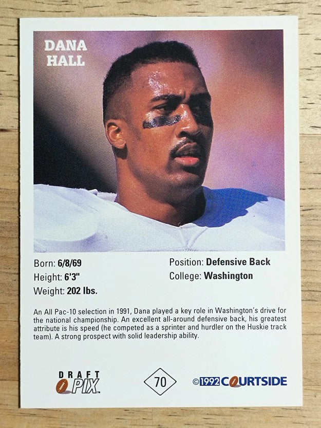 1992 Courtside #70 Dana Hall