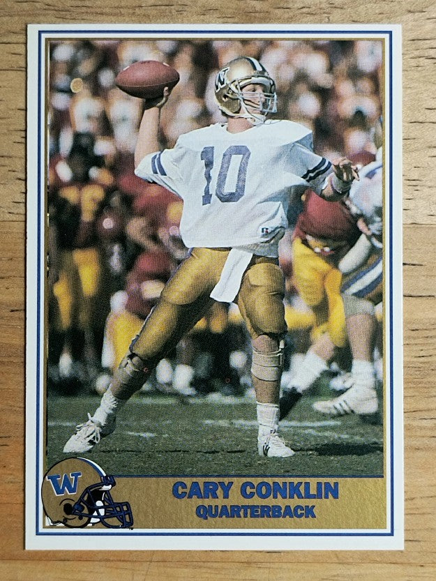 1992 Washington Greats Pacific #2 Cary Conklin
