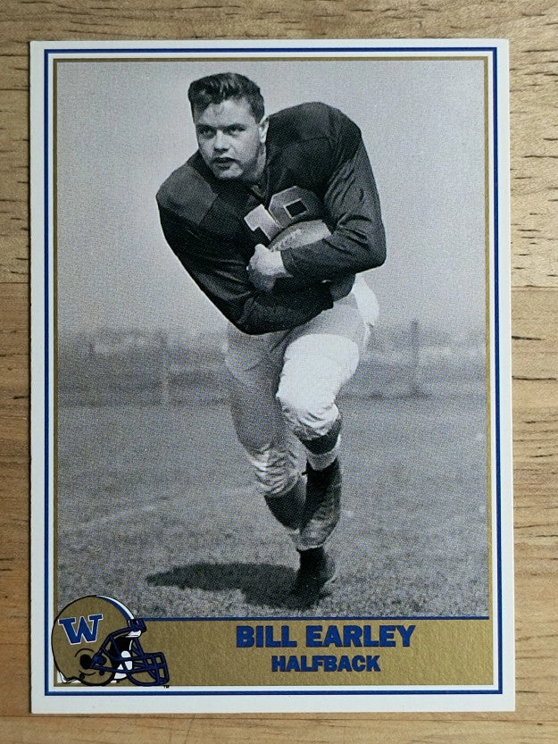1992 Washington Greats Pacific #19 Bill Earley