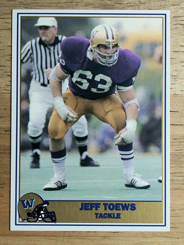 1992 Washington Greats Pacific #68 Jeff Toews