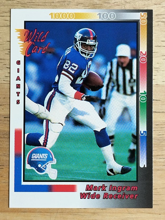 1992 Wild Card #186 Mark Ingram