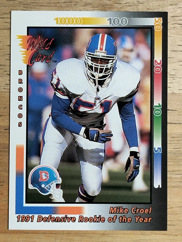 1992 Wild Card #241 Mike Croel D-ROY