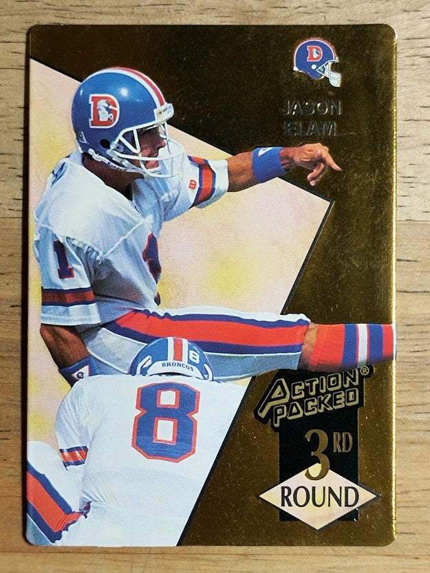 1993 Action Packed #213 Jason Elam RC