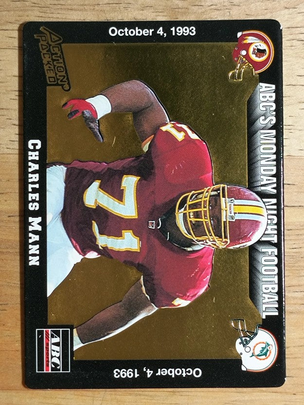 1993 Action Packed Monday Night Football #18 Charles Mann