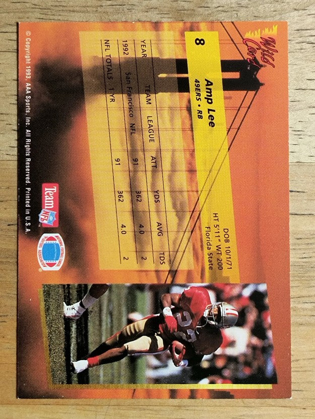 1993 Wild Card #8 Amp Lee