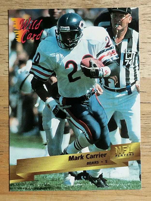 1993 Wild Card #11 Mark Carrier DB