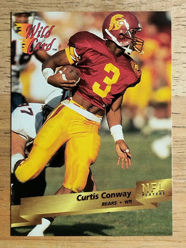 1993 Wild Card #13 Curtis Conway RC