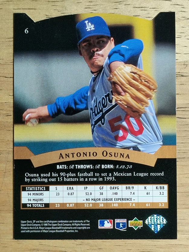 1995 SP Silver #6 Antonio Osuna FOIL