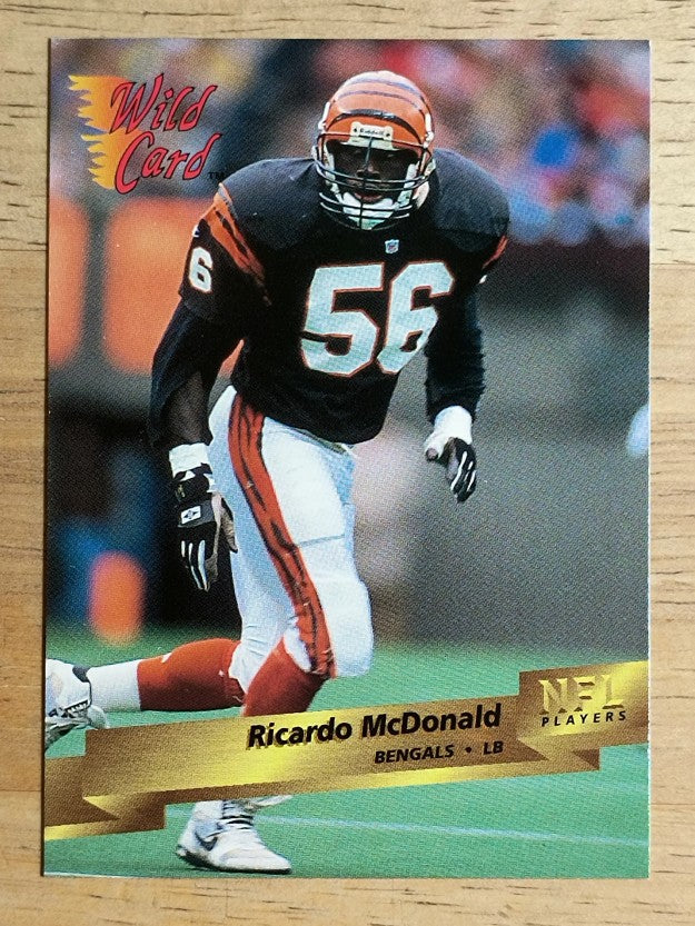 1993 Wild Card #22 Ricardo McDonald