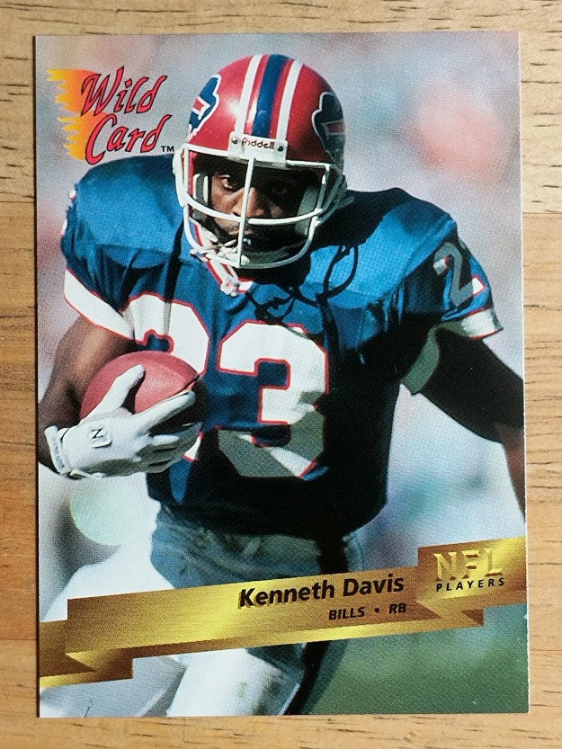1993 Wild Card #27 Kenneth Davis
